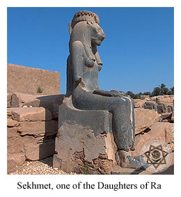 Sekhmet, one of the Daughters of Ra.