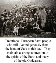 Traditional Sami people